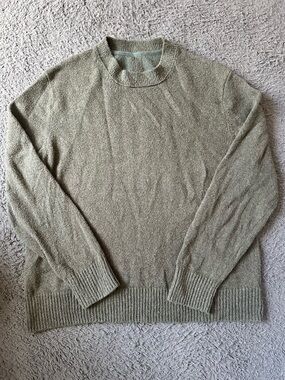 Lululemon Relaxed-Fit Knit Sweater Green Men's Size Medium